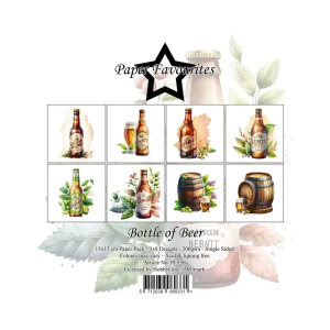 Designpapier bottle of beer