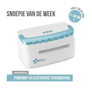 Stansmachine powerBoy A5 elektrisch