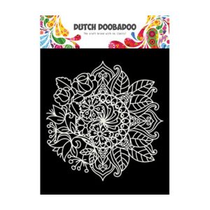 mask art mandala bloem