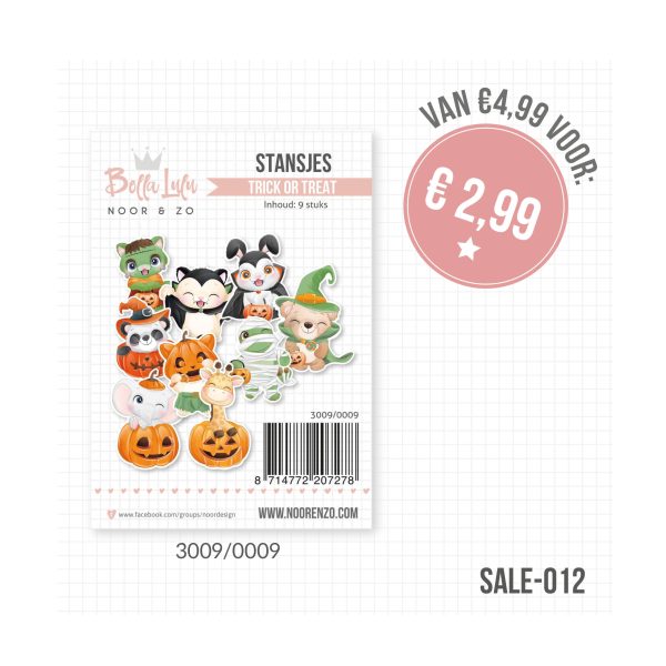 Stansplaatjes trick or treat