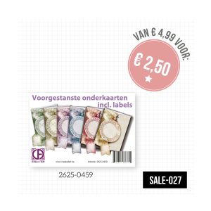Sale-027 kaartenpakket voorgestanst
