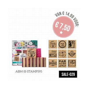Sale-029 ABM rubberen stempels