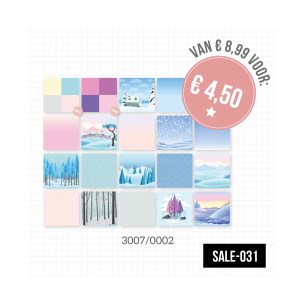 Sale-031 designpapier in de winter