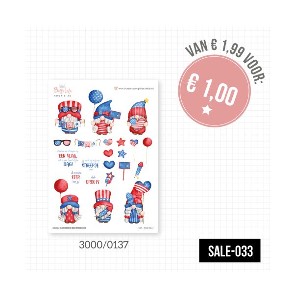 Sale-033 knipvel USA