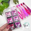 Sale-018 Blending brushes 2 cm pinks - Afbeelding 2