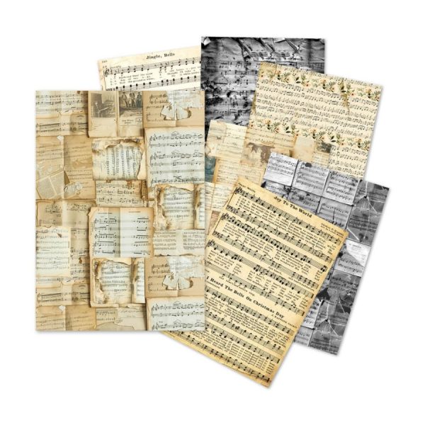 Tissue papier music sheet