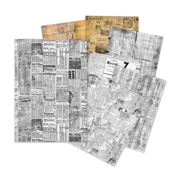 Tissue papier newspapers