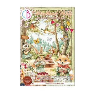 Woodland party junk journal ephemera boek