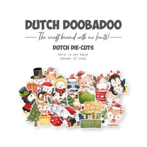 Stansplaatjes kerst in een kopje