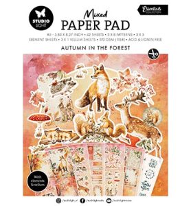 paper pad autumn in the forest
