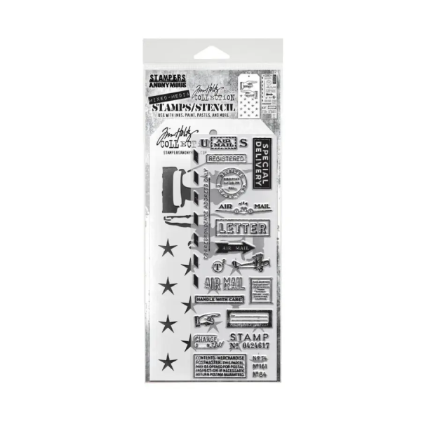 Layering mini stencil set 41