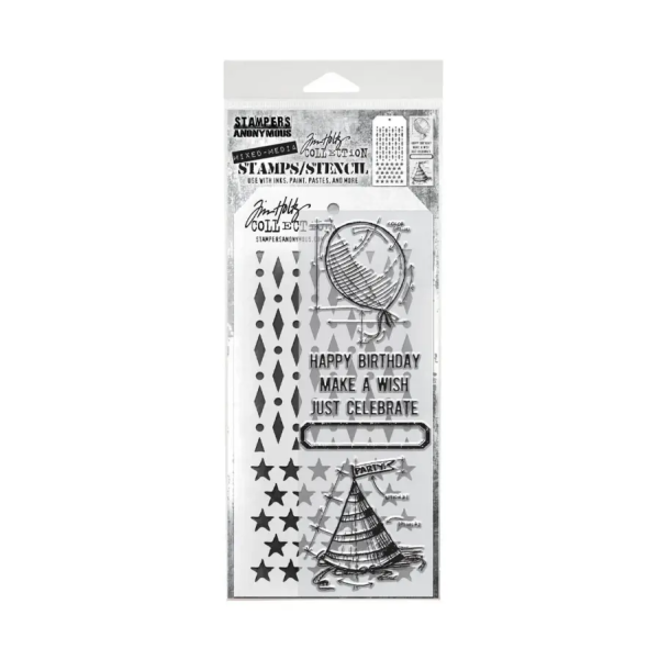 Layering mini stencil set 43
