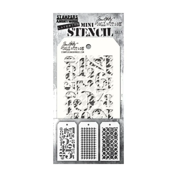 Layering mini stencil set 7