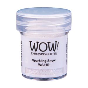 Embossingpoeder sparkling snow