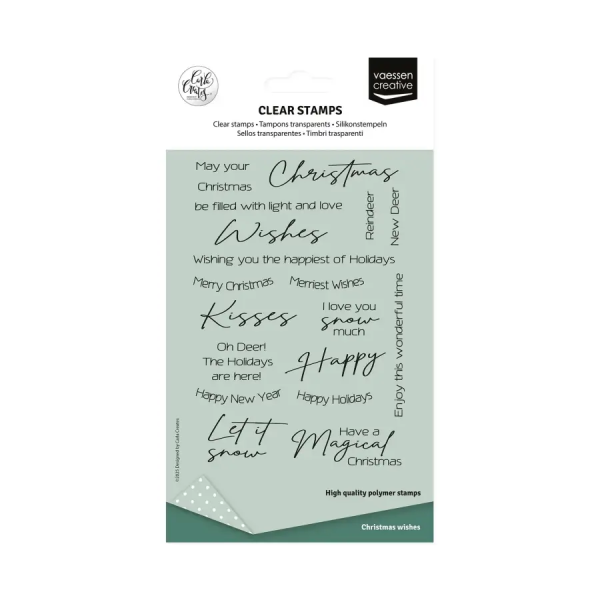 Stempel Engelse kerstteksten