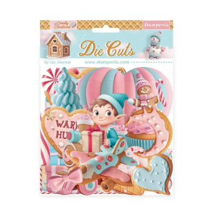 Die-cuts candy christmas