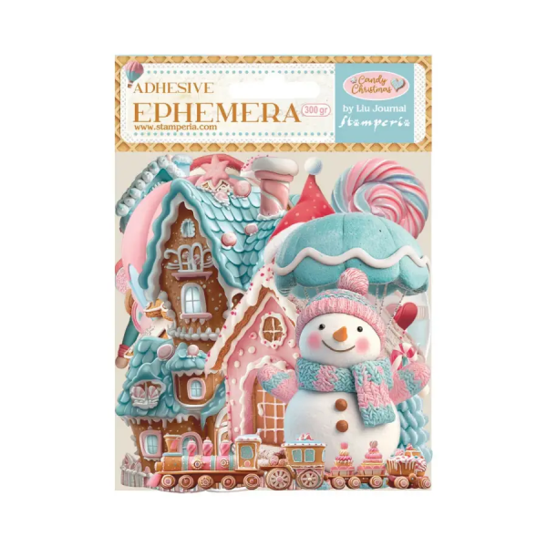 Die-cuts candy christmas ephemera