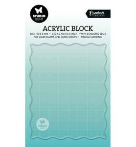 Acrylic block 80 x100 mm