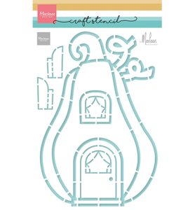 stencil pumpkin cottage