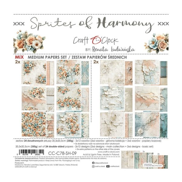 Designpapier sprites of harmony mix