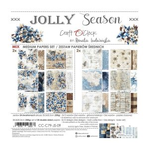 Designpapier jolly season mix