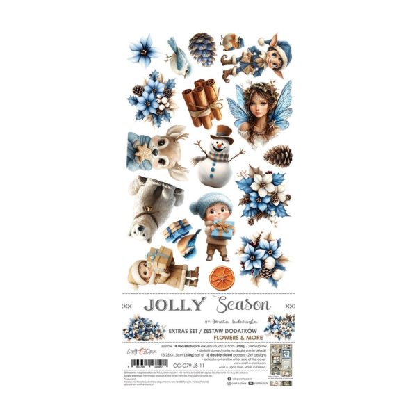 Extra set jolly season flowers & more