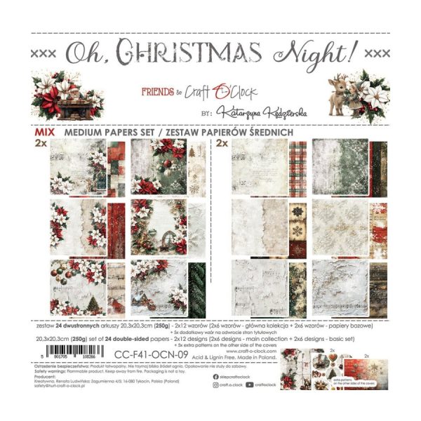 Designpapier oh christmas night mix