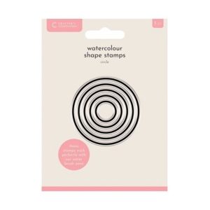 Stempel watercolour circle