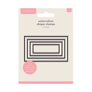 Stempel watercolour rectangle