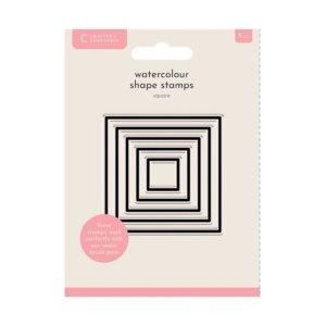 Stempel watercolour square