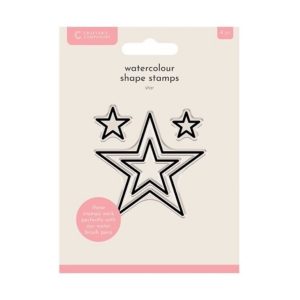 Stempel watercolour star