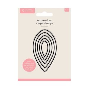 Stempel watercolour tear drop