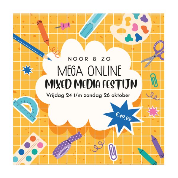 Mega online mixed media festijn