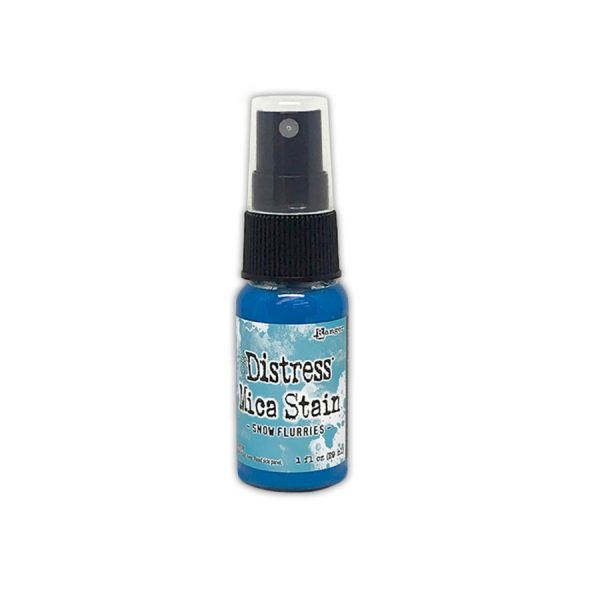Mica stain snow flurries