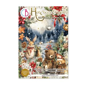 Hot cocoa & holly junk journal ephemera boek