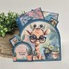 Cardstock textuur mountain lake - Afbeelding 2
