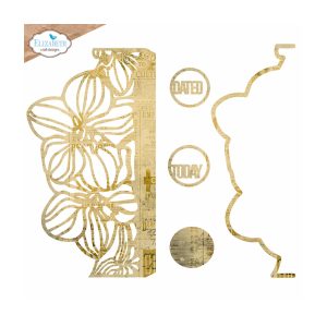 Stansmal borderpage with flower