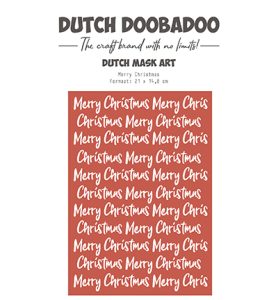 mask art Merry Christmas