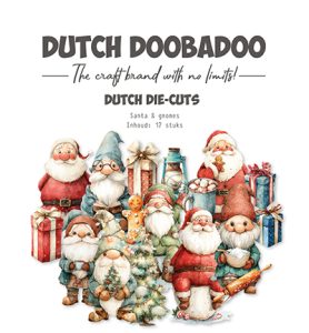 collage stansplaatjes Santa & Gnomes