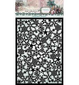 mask stencil snowflakes