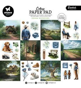 Collage paperpad Denim Weekends