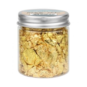 Metallic flakes goud