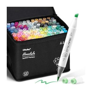 Honolulu B 120 kleuren alcohol art markers brush & fine