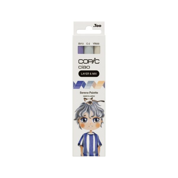 Ciao marker layer & mix serene palette set