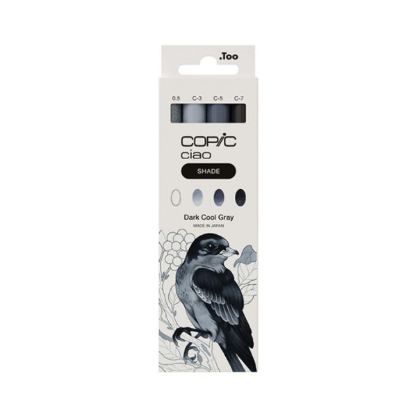 Ciao marker dark cool gray palette set