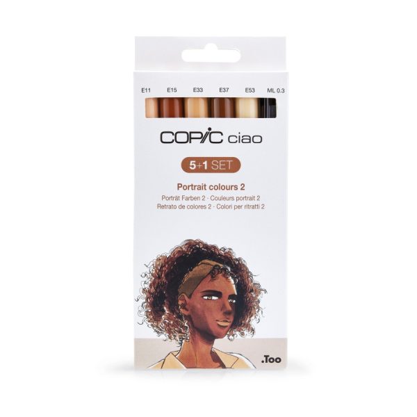Ciao Marker 5+1 portrait colours set 2