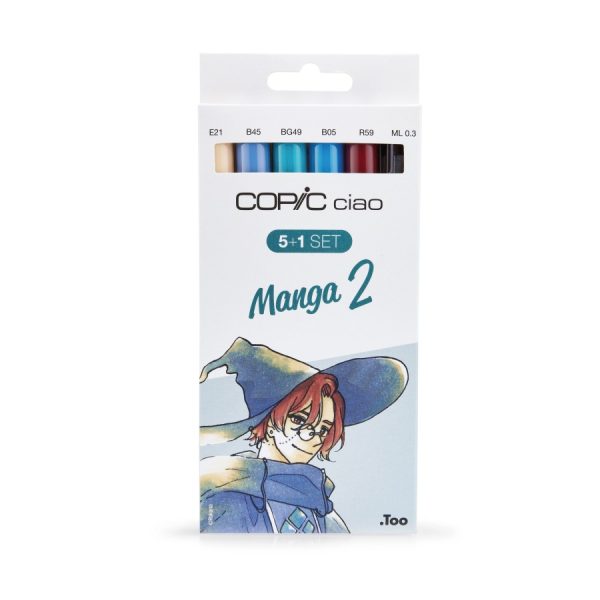 Ciao Marker 5+1 manga colours set 2