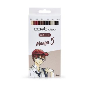 Ciao Marker 5+1 manga colours set 5