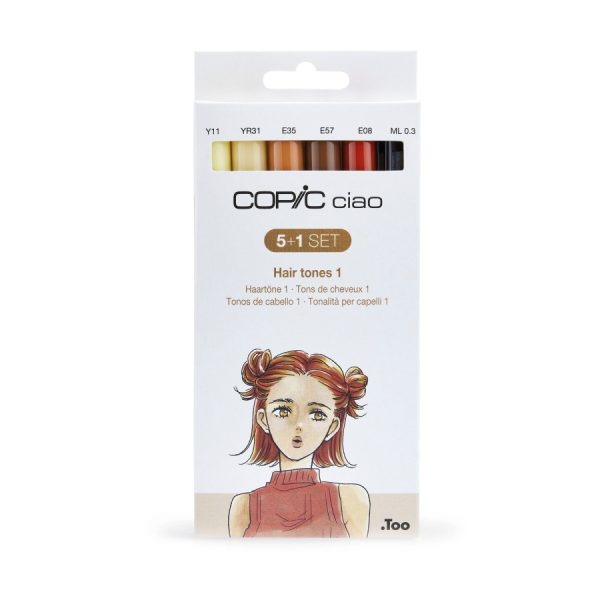 Ciao Marker 5+1 hair tone colours set 1