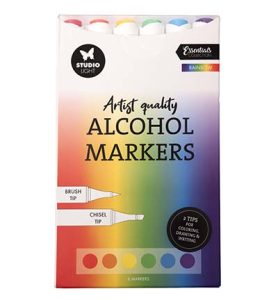 Alcohol markers rainbow